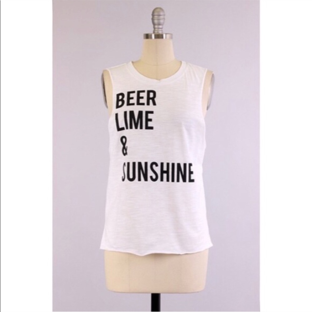 LAST ONE!! “Beer, Lime & Sunshine” Top - Picture 3 of 3